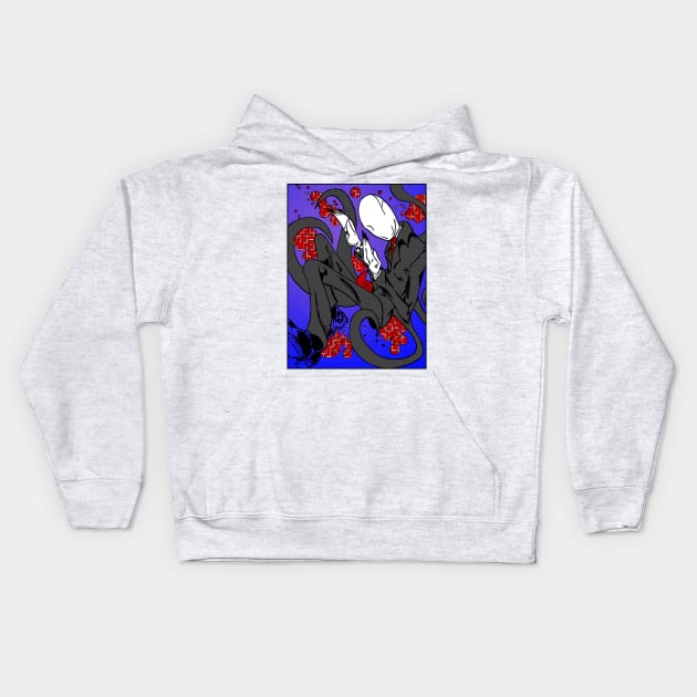 Slender Realm Kids Hoodie by DailyDrawing